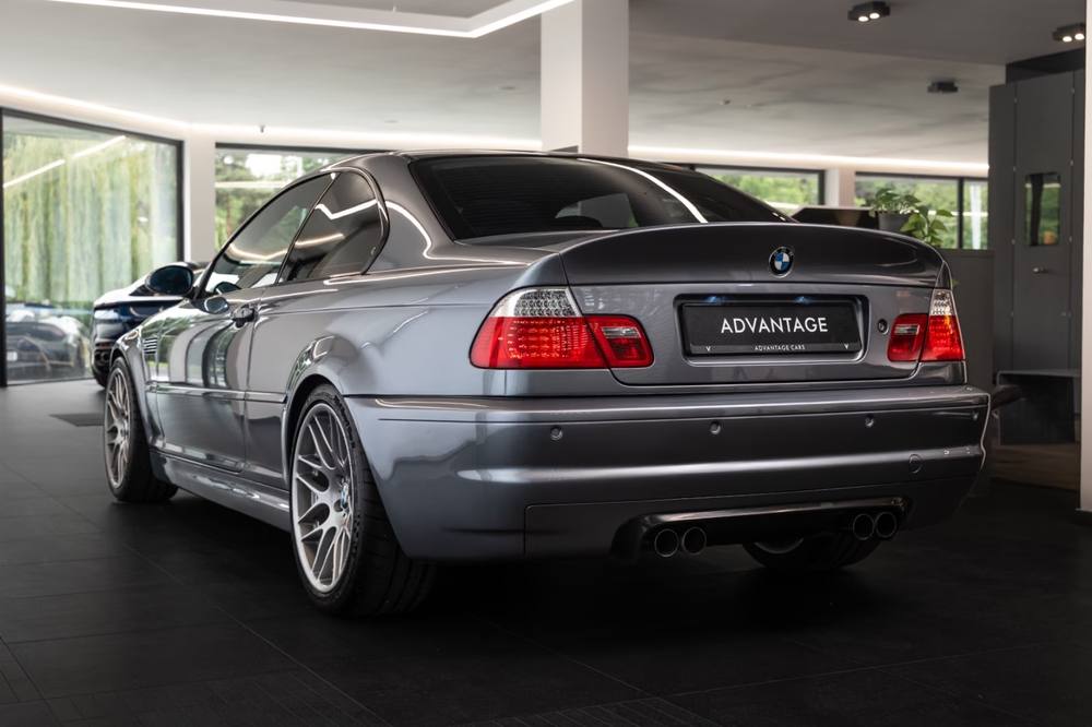 BMW M3 CSL rear three-quarter