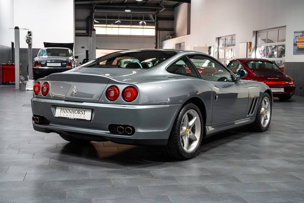 Ferrari 550 Maranello rear three-quarter